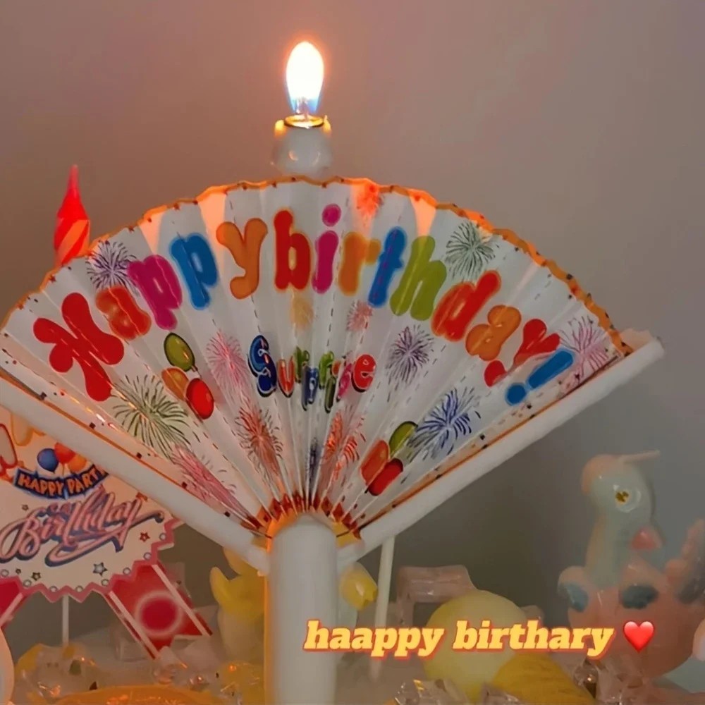 Candle Surprise - Nova vela vibrante multicolorida com abertura
